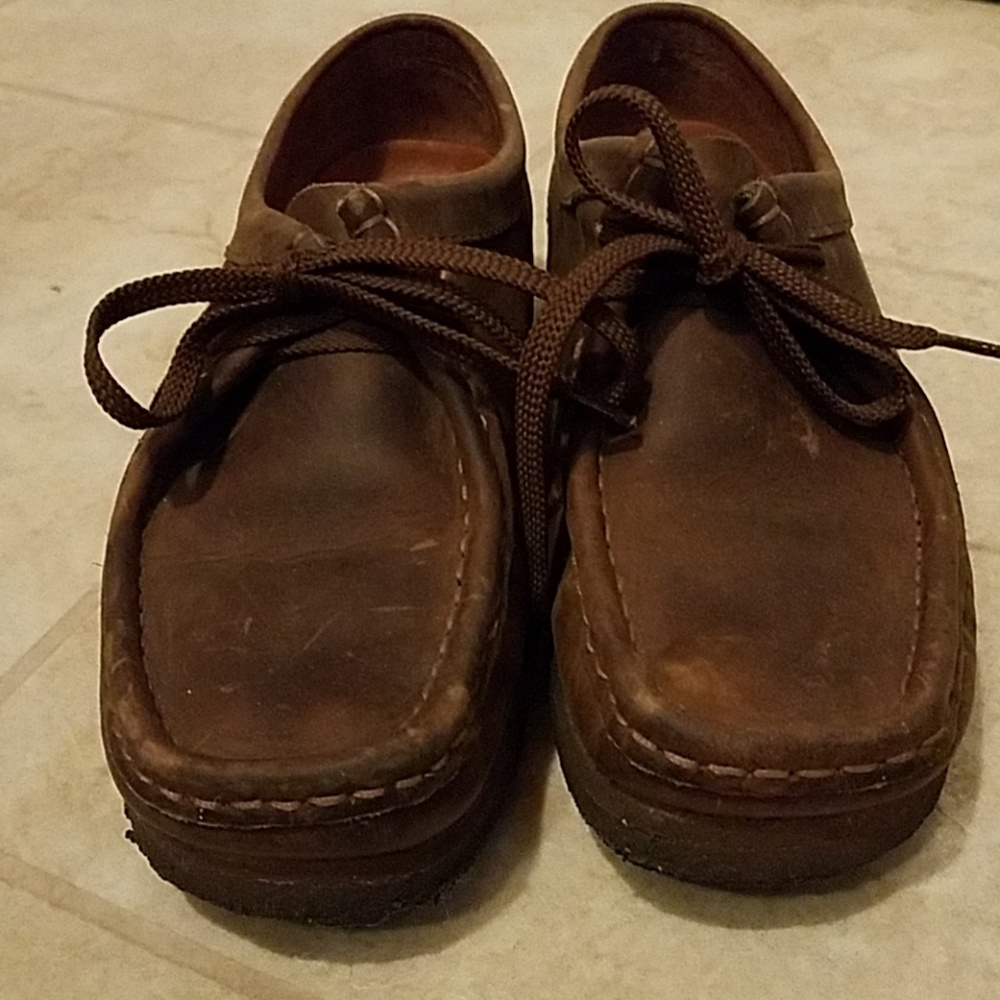 Clarks Originals Wallabee Brown Leather Size 7.5